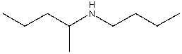What is the IUPAC name for the following compound?   A)  1-methyl-N-propyl-1-butananmine B)  4-methyl-5-octanamine C)  1-ethyl-N-propyl-1-pentanamine D)  N-butyl-2-pentanamine E)  N-methylpropyl-1-butanamine
