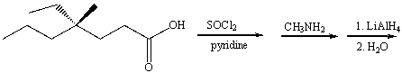 Predict the product for the following reaction sequence.  