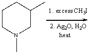 Predict the major product for the following reaction.     A)  I B)  II C)  III D)  IV E)  V