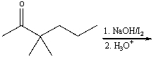 Predict the major product for the following reaction.     A)  I B)  II C)  III D)  IV E)  V