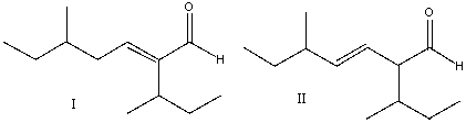 Predict the product for the following reaction.       A)  I B)  II C)  III D)  IV E)  none of these