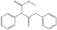 Provide the reactant(s) that will yield the following Claisen condensation product.  