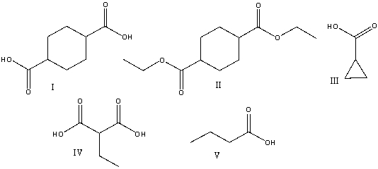 Predict the final product for the following reaction sequence.     A)  I B)  II C)  III D)  IV E)  V