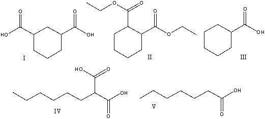 Predict the final product for the following reaction sequence.     A)  I B)  II C)  III D)  IV E)  V