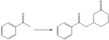 Provide the reagents necessary to carry out the following conversion using a Stork enamine synthesis.  