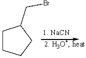 Predict the product for the following reaction.  