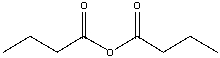 What is the IUPAC name for the following compound?   A)  propanoic anhydride B)  butanoic anhydride C)  propionic anhydride D)  pentanoic anhydride E)  both A & C