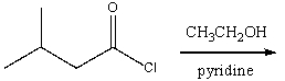 Predict the product for the following reaction.   A)  ethyl 3-methylbutanoate B)  ethyl 2-methylpropanoate C)  isobutyl ethanoate D)  5-methyl-3-hexanone E)  none of these