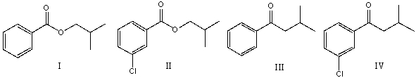 Predict the product for the following reaction.     A)  I B)  II C)  III D)  IV E)  none of these
