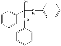 Provide a stepwise synthesis for the following compound using benzyl alcohol as your only source of carbon and using any other reagents necessary.  
