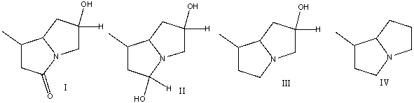 Predict the product for the following reaction     A)  I B)  II C)  III D)  IV E)  I & II