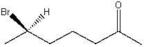 What is the IUPAC name for the following compound?   A)  (R) -6-bromo-2-heptanal B)  (S) -6-bromo-2-heptanal C)  (R) -6-bromo-2-heptanone D)  (S) -6-bromo-2-heptanone E)  (R) -2-bromo-6-heptanone