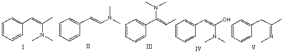 Predict the product for the following reaction sequence.     A)  I B)  II C)  III D)  IV E)  V