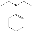 Provide the reactants that will form the following enamine.  