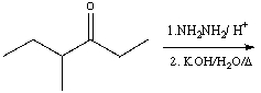 Provide the product for the following reaction   A)  3-methylhexane B)  3-methyl-4-hexanol C)  4-methyl-2-hexene D)  3-methyl-4-hexene E)  3-methyl-3-hexene