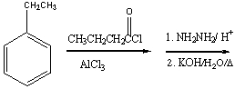 Provide the major product for the following reaction sequence.       A)  I B)  II C)  III D)  IV E)  V
