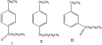 Provide the major product for the following reaction sequence.       A)  I B)  II C)  III D)  IV E)  V