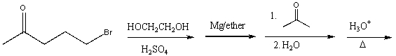 Provide the product for the following reaction     A)  I B)  II C)  III D)  IV E)  V