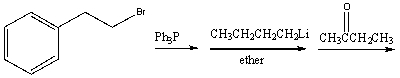 Predict the product for the following reaction sequence.     A)  I B)  II C)  III D)  IV E)  V