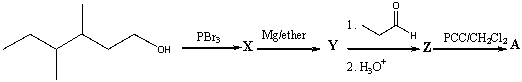 Provide structures of the intermediates and the final product.  