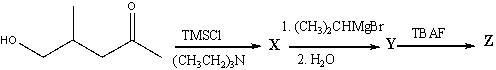 Provide structures of the intermediates and the final product.  