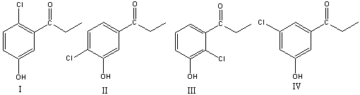 Predict the major product for the following reaction.     A)  I B)  II C)  III D)  IV E)  none of these