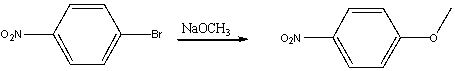 The following reaction will occur via which mechanism?   A)  elimination -addition B)  nucleophilic aromatic substitution C)  electrophilic aromatic substitution D)  addition-elimination E)  both B & C
