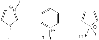 Which of the following compounds is most acidic?   A)  I B)  II C)  III D)  both I & II E)  both II & III