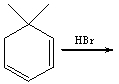 Predict the possible products for the following reaction and provide a curved arrow mechanism for the formation of these products.  