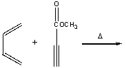 Predict the product for the following Diels-Alder reaction.     A)  I B)  II C)  III D)  IV E)  None of these