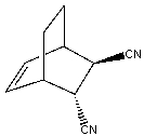 Which diene and dienophile would react to give the following Diels-Alder product?     A)  I B)  II C)  III D)  IV E)  V