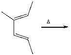 Predict the product for the following electrocyclic reaction.  