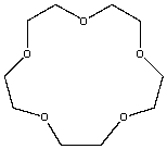 What is the IUPAC name for the following compound?   A)  15-crown-5 B)  15-crown-4 C)  5-crown-15 D)  15-crown-15 E)  none of these