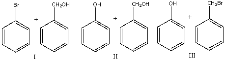 Predict the product(s)  for the following reaction.       A)  I B)  II C)  III D)  IV E)  V