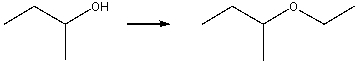 For the following conversion, identify if the starting material has been oxidized, reduced or neither. Explain your answer.  