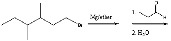 Predict the product for the following reaction sequence.  