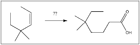 Propose a strategy to prepare the target as one of the major products:  