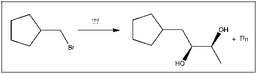 Propose an efficient method of completing the following transformation:  