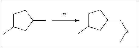 Propose an efficient method of completing the following transformation:  