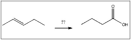 Propose an efficient method of completing the following transformation:  
