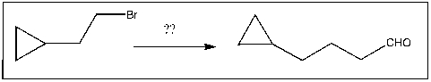 Propose an efficient method of completing the following transformation:  