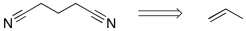Devise a method to complete the following synthesis.  