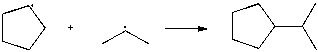 Use correct arrow formalism to show the mechanism of the following radical process:  