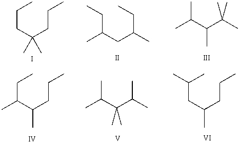 Compound A has molecular formula C<sub>9</sub>H<sub>20</sub>. Compound A produces exactly three constitutional isomers upon monochlorination, and one major constitutional isomer upon monobromination. Which of the following are possible structures of compound A?  