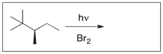 Draw the major product(s) of the following reaction. Is the product optically active? Explain.  