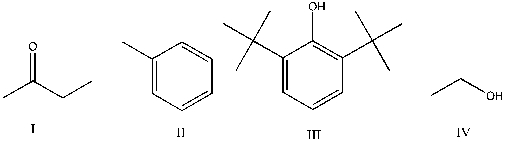 Which of the following is expected to function as an antioxidant?   A)  I B)  II C)  III D)  IV E)  I, II, III, and IV