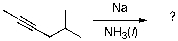 For the reaction shown below, what is the IUPAC name of the expected product?   A)  2-methylhexane B)  (Z) -2-methyl-4-hexene C)  (E) -2-methyl-4-hexene D)  (Z) -5-methyl-2-hexene E)  (E) -5-methyl-2-hexene