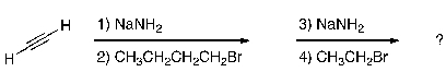 What is the IUPAC name for the expected final product of the transformation below?   A)  5-Decyne B)  3-Hexyne C)  1-Octyne D)  3-Octyne E)  5-Octyne