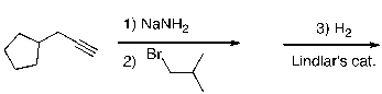 Provide the structure(s) of the expected major organic product from the following reaction sequence:  