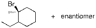 Identify the expected product(s)  for the reaction shown below:   A)    B)    C)    D)    E)   
